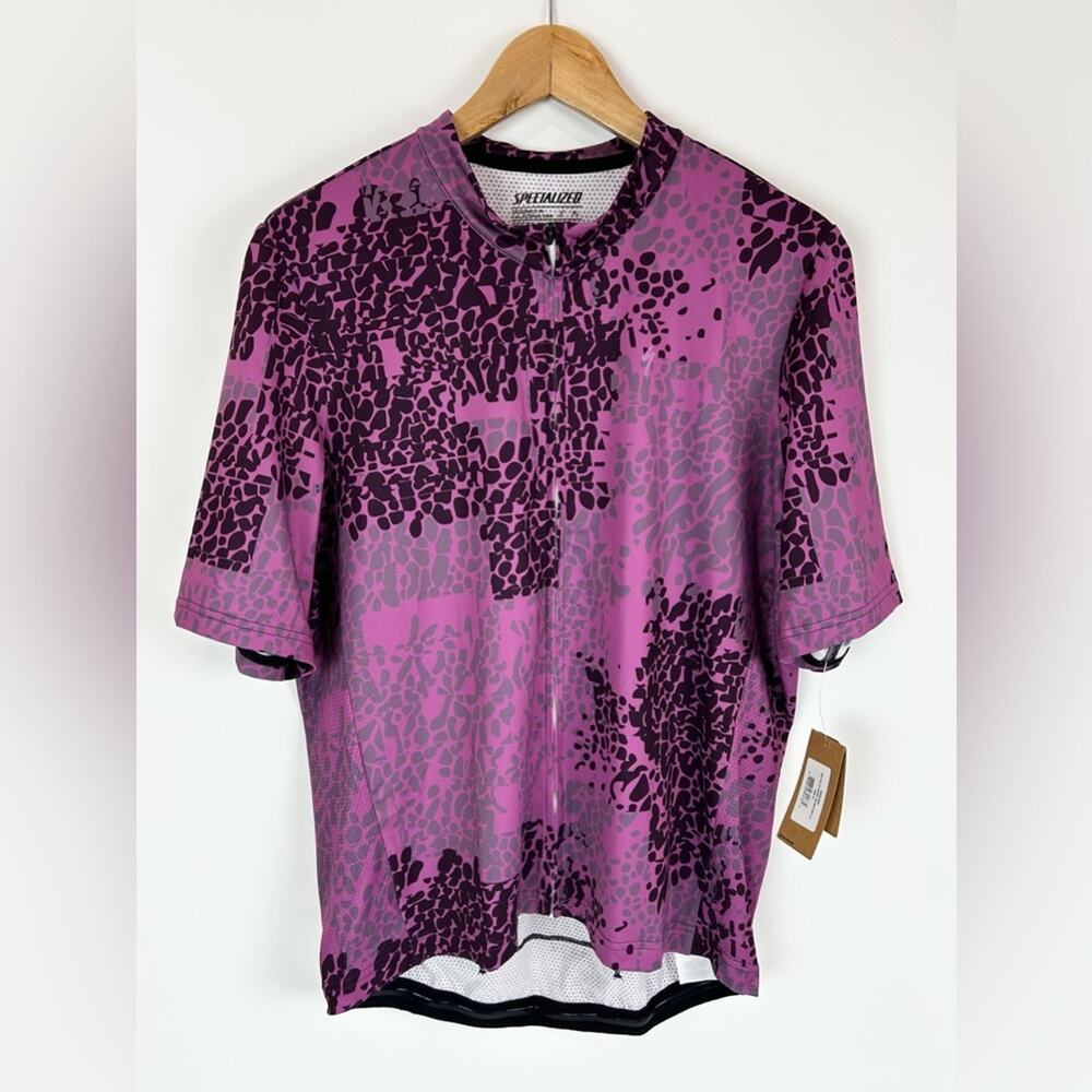 Specialized‎ RBX Gills Men’s Cycling Jersey Purple Print Size XL